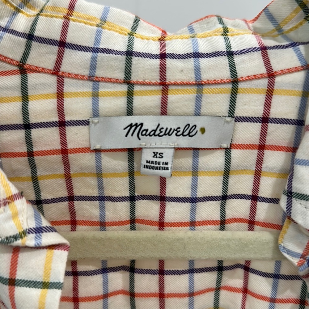Madewell front tie long sleeve